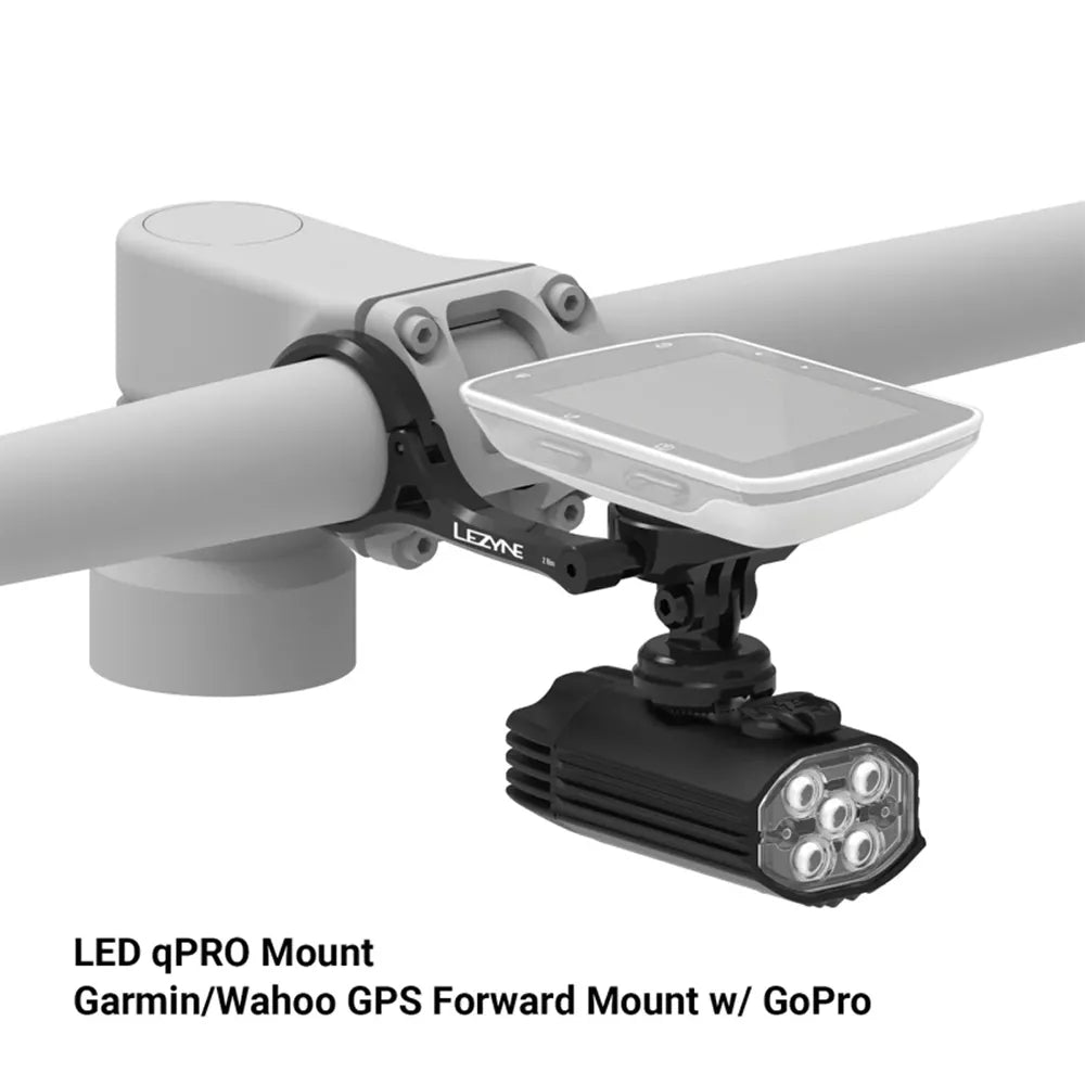 Žibintų ir "GoPro" tvirtinimo adapteris LEZYNE LED qPRO MOUNT