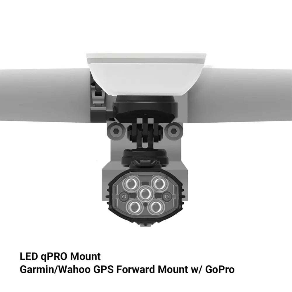 Žibintų ir "GoPro" tvirtinimo adapteris LEZYNE LED qPRO MOUNT