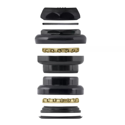 Vairo kolonėlė FORCE su sriegiu 1 1/8'' (plieninė, juoda)