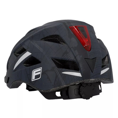 Šalmas FISCHER Urban Plus Brooklyn // su žibintu, dydis L/XL: 58-61 cm (pilkas)