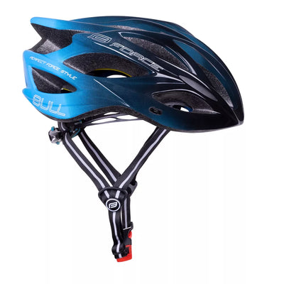 Šalmas FORCE BULL HUE MIPS // dydis S-M (55-58 cm) (mėlyna/juoda)