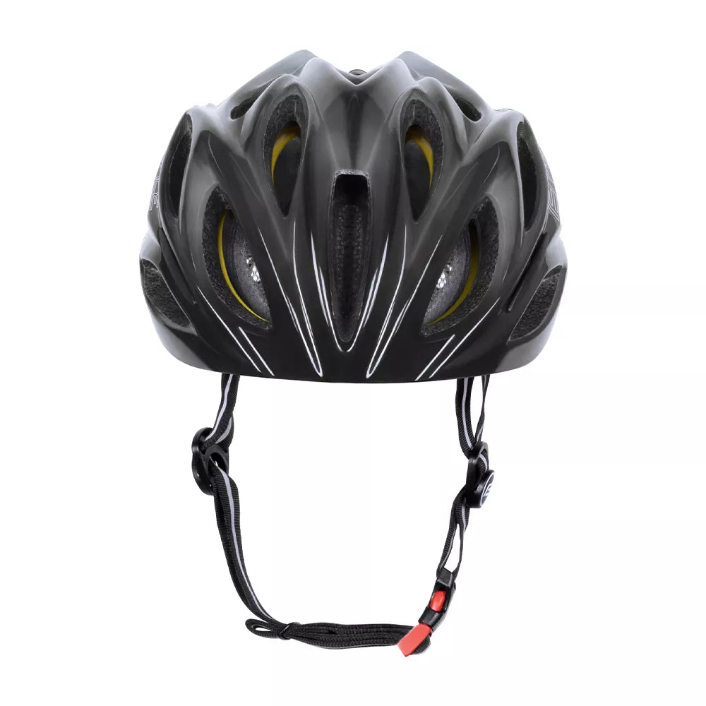 Šalmas FORCE BULL HUE MIPS // dydis S-M (55-58 cm) (pilka/juoda)
