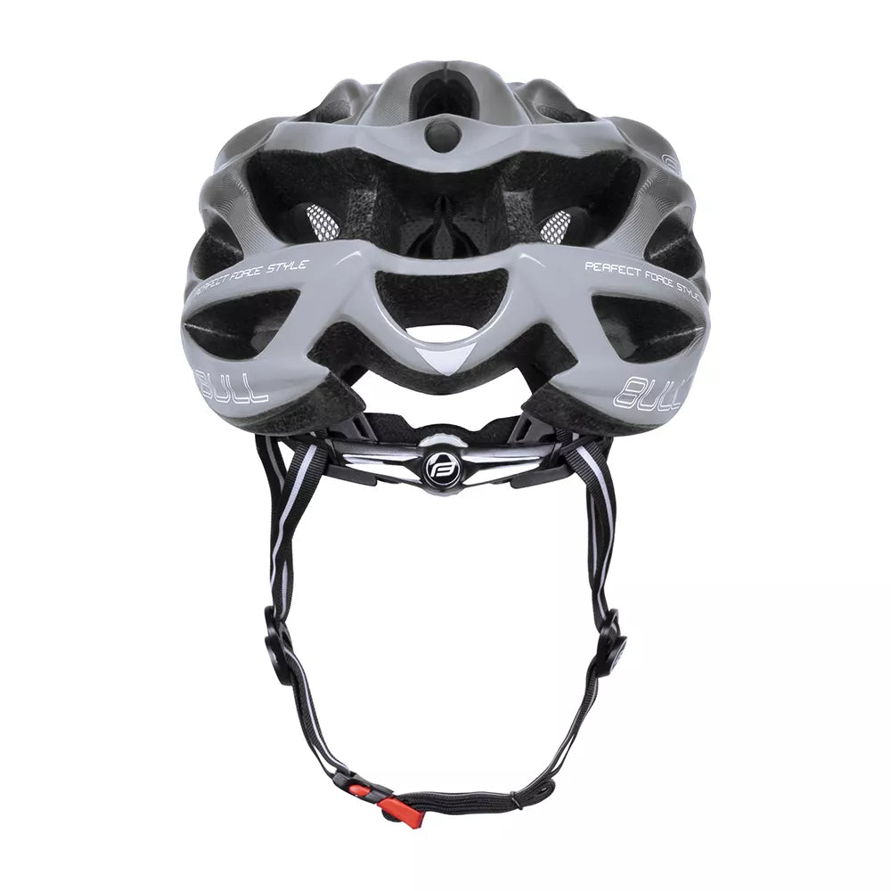 Šalmas FORCE BULL HUE MIPS // dydis S-M (55-58 cm) (pilka/juoda)