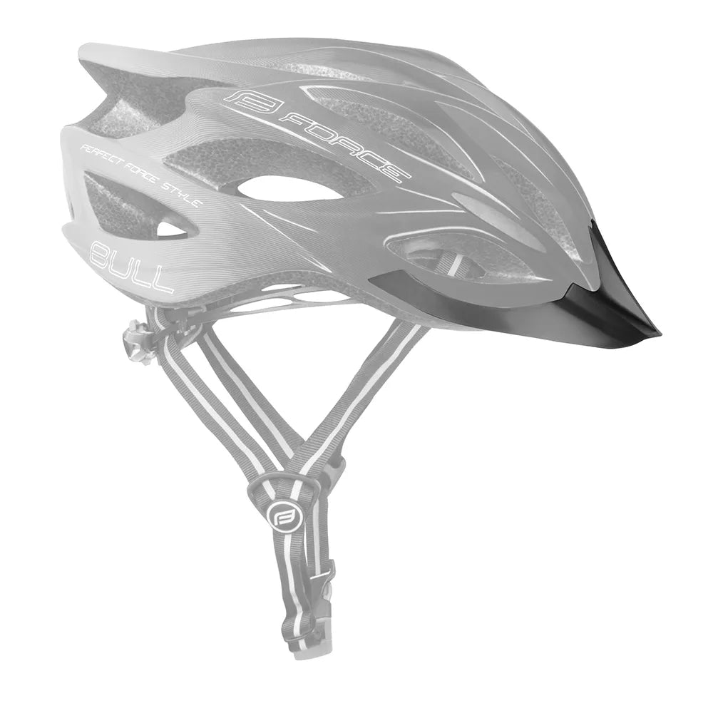 Šalmas FORCE BULL HUE MIPS // dydis S-M (55-58 cm) (pilka/juoda)