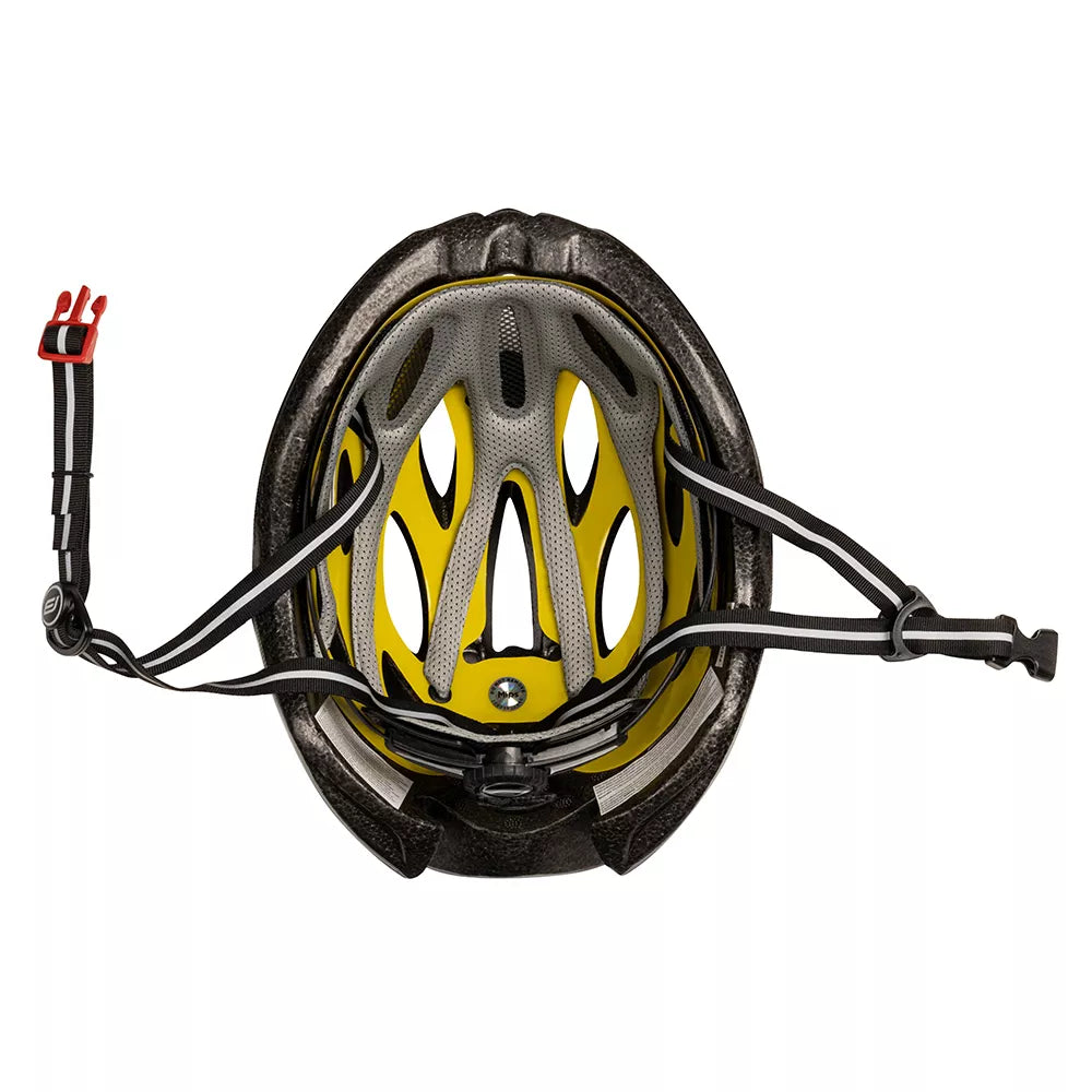 Šalmas FORCE BULL HUE MIPS // dydis S-M (55-58 cm) (pilka/juoda)