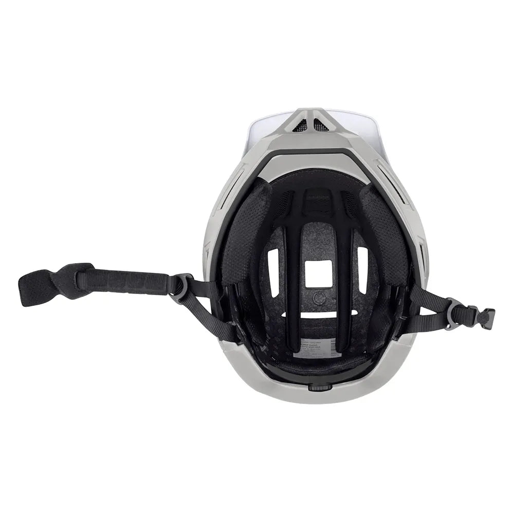 Šalmas FORCE Drop Downhill // dydis: L-XL (58-61 cm) (balta/pilka)