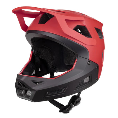 Šalmas FORCE Drop // dydis: L - XL (58-61 cm) (juoda/raudona)