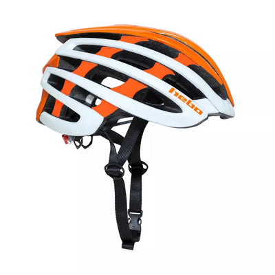 Šalmas HEBO Casco Bici Core // dydis: 55-58 cm (balta/oranžinė)