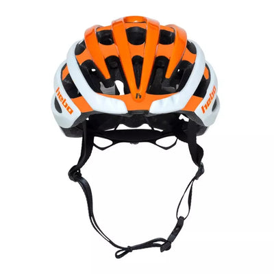 Šalmas HEBO Casco Bici Core // dydis: 58-61 cm (balta/oranžinė)