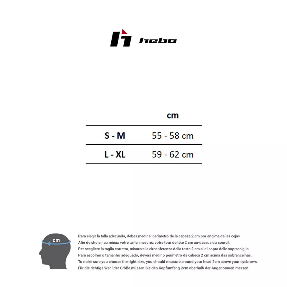 Šalmas HEBO Casco Bici Wheelie 2.0 // dydis: 55-58 cm (juoda)