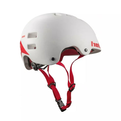 Šalmas HEBO Casco Bici Wheelie // dydis: 59-62 cm (balta/raudona)