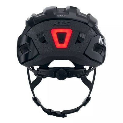 Šalmas KLS Daze Lumio 022 // su žibintu, dydis L/XL: 58-61 cm (raudona)