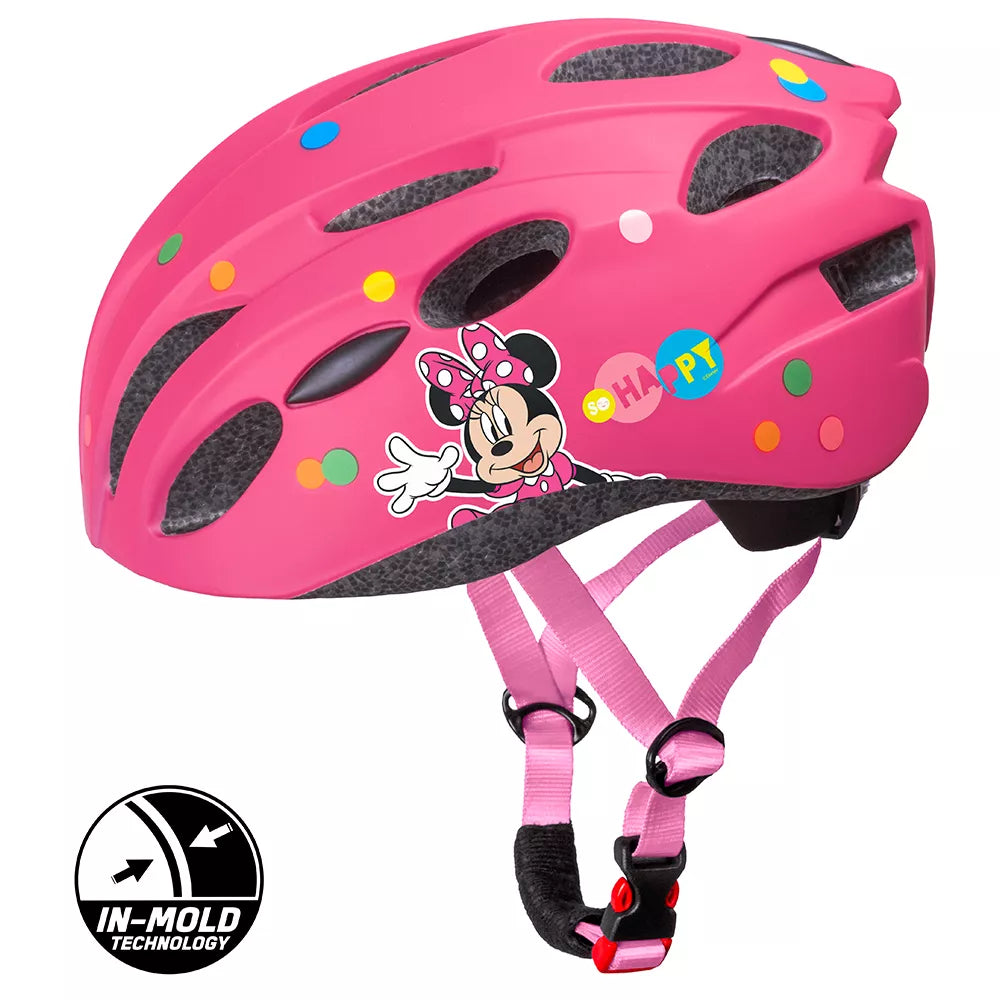 Šalmas MINNIE, in-mold 52-56 cm, (rožinis)