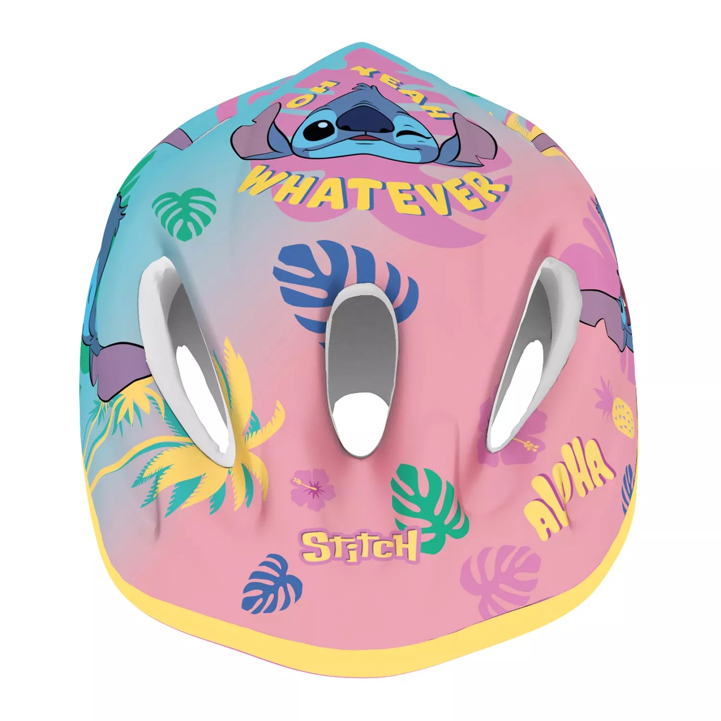 Šalmas Stitch // dydis: M (52-56 cm) (žydra/rožinė)