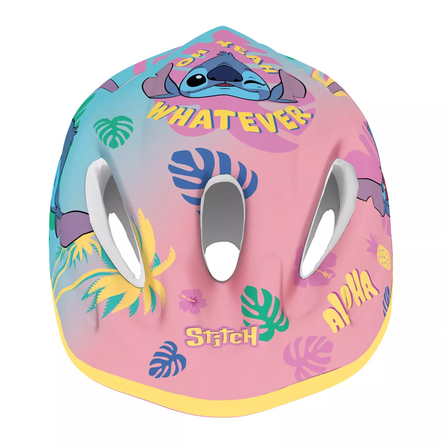 Šalmas Stitch // dydis: M (52-56 cm) (žydra/rožinė)