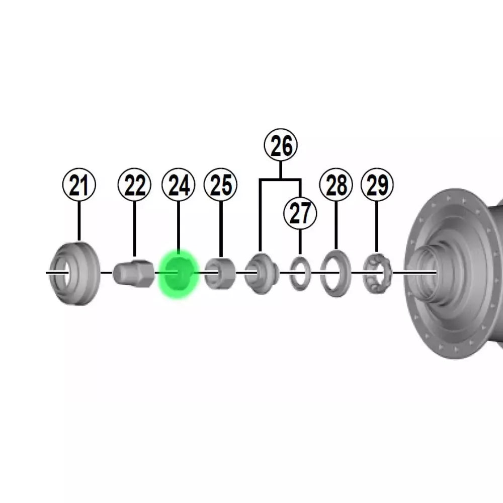 Stebulės poveržlė Shimano NEXUS SG-4R40 (5L)