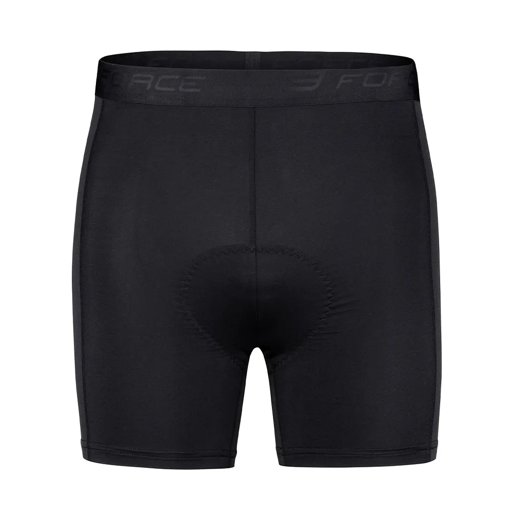Vidiniai šortai FORCE MTB Support // dydis XS (juodi)