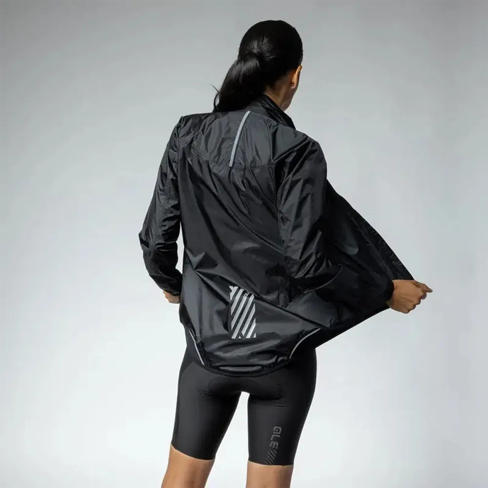 Striukė Alé Lady Elements Klimatik Waterproof // neperpučiama, vandeniui atspari, dydis: L (juoda)