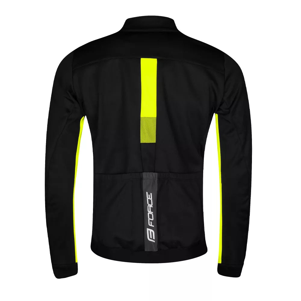 Striukė FORCE FROST softshell (juoda-fluorescencinė) XL (-5 ° C iki + 5 ° C)