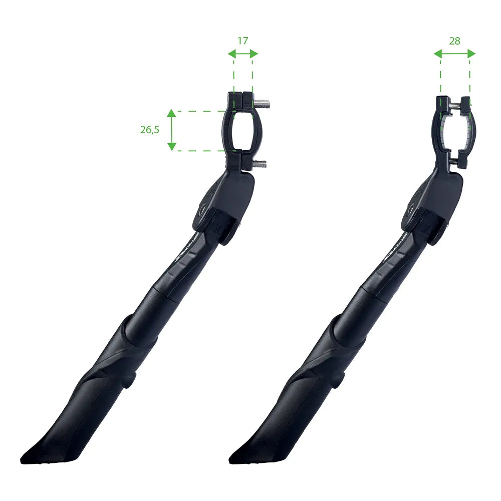Atraminė kojelė FORCE Eco 27.5-29" // aliuminio lydinio (juoda)