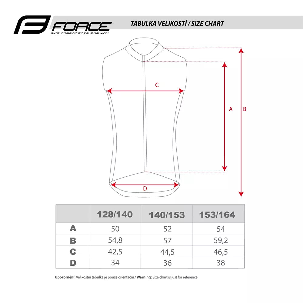 Vaikiška liemenė FORCE Windpro Kid // 141-153 cm (fluorascentinė)