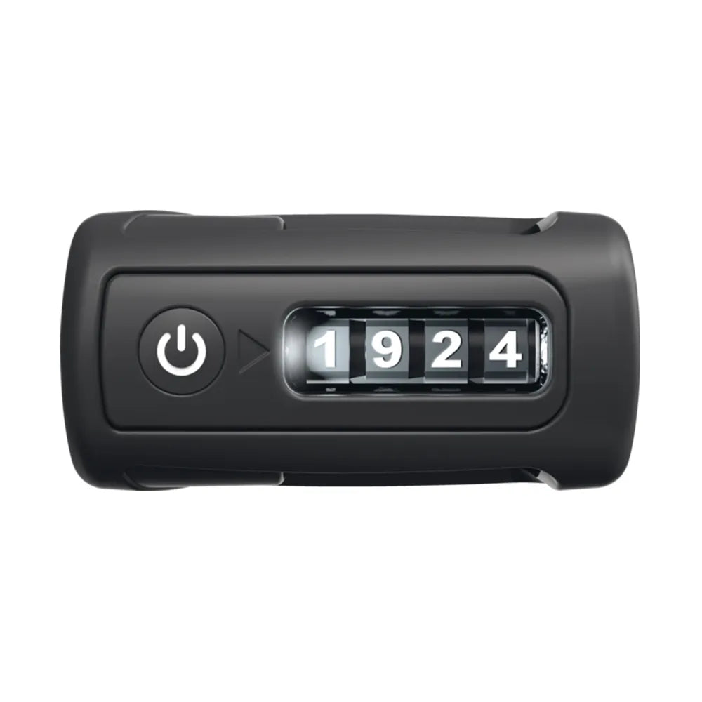 Spyna ABUS BORDO™ Combo 6000C/90 LED Black SH // sulankstoma, su LED šviesa, 90 cm (juoda)