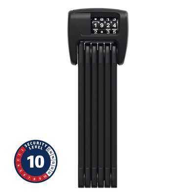 Spyna ABUS BORDO™ Combo 6000C/90 LED Black SH // sulankstoma, su LED šviesa, 90 cm (juoda)