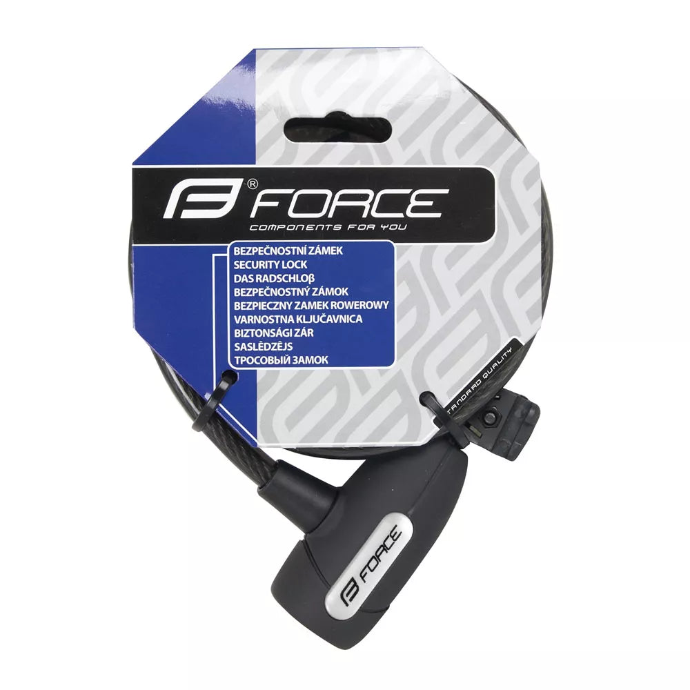Spyna FORCE Lux Trosas, 120/8mm (juoda)