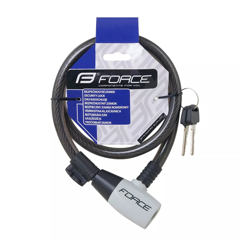 Spyna FORCE Ron 80cm/12mm (juoda)