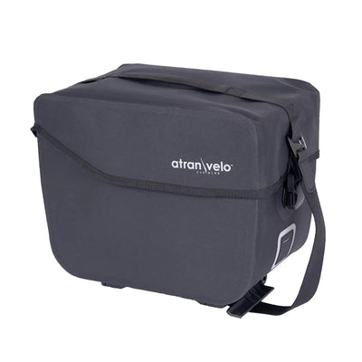 Krepšys ant bagažinės AtranVelo Commuter Top WP // 14L, 20x29x32 cm, AVS fiksacija, Water-Proof (juoda)