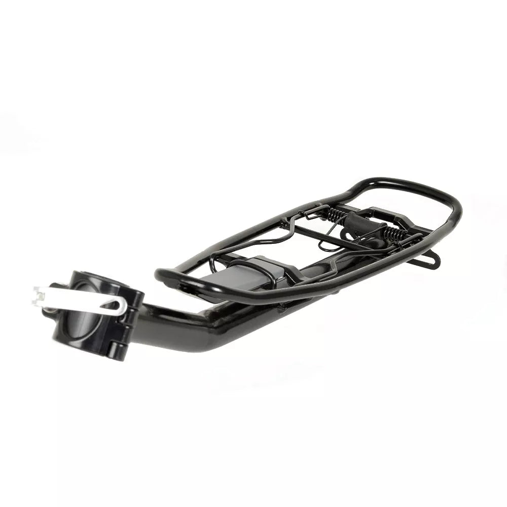 Bagažinė ant balnelio stovo AtranVelo ACTIVE SEATPOST // tinka 25-36 mm stovams, AVS sistema (juoda)