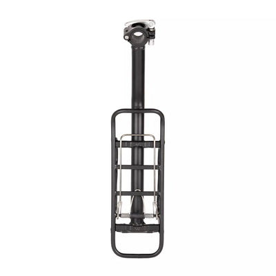 Bagažinė ant balnelio stovo AtranVelo TOUR 365 BS SEATPOST // tinka 25-36 mm stovams, aliuminis, AVS sistema (juoda matinė)