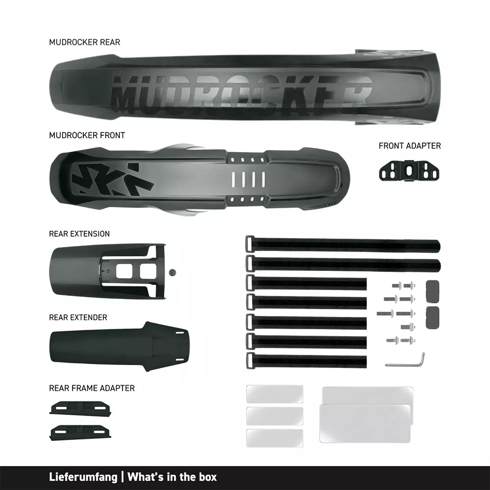 Purvasaugių komplektas SKS Mudrocker Set // 27.5-29" (juoda)