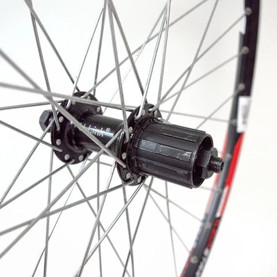 Galinis ratas 28/29" v-brake, 36H, kasetė, QR