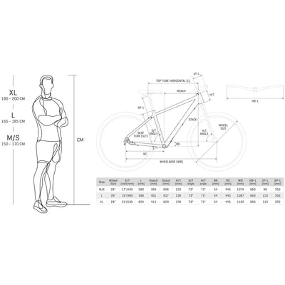 Cyclision Zodin 2 28" 18G dydis 19" (48cm) (ryškiai žalia)