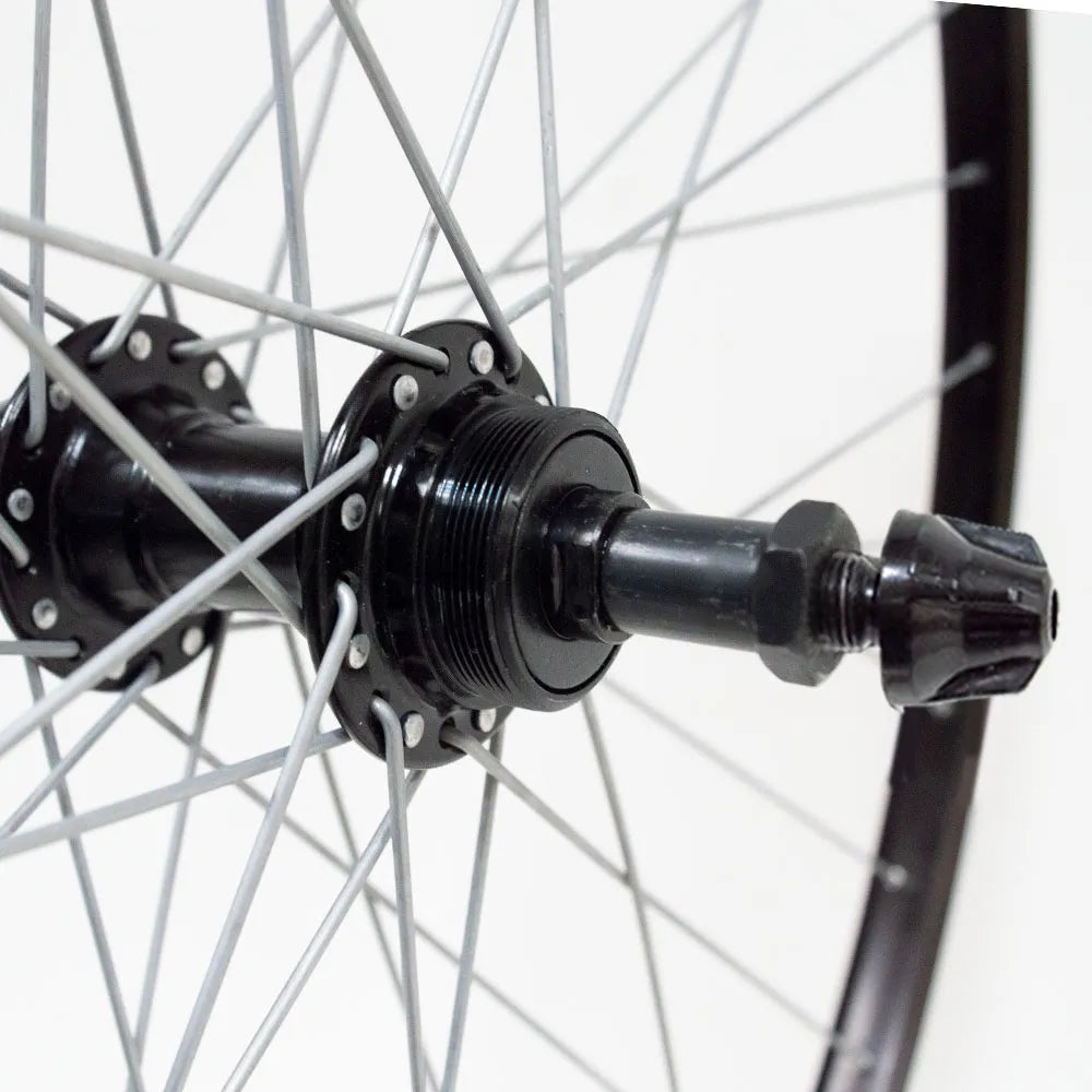 Galinis ratas 28/29" Dynamic, v-brake, 36H, užsukamas žv. blok., QR