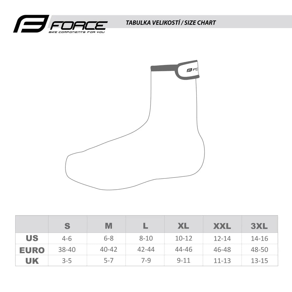 Antbačiai FORCE PU DRY ROAD (juodi) 42-44 (L)
