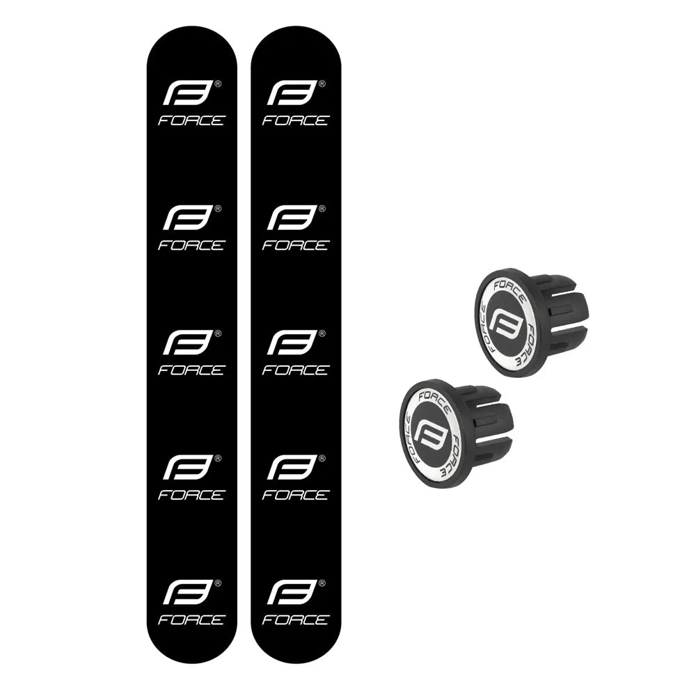 Vairo juosta FORCE Eva Dual (juoda/balta)