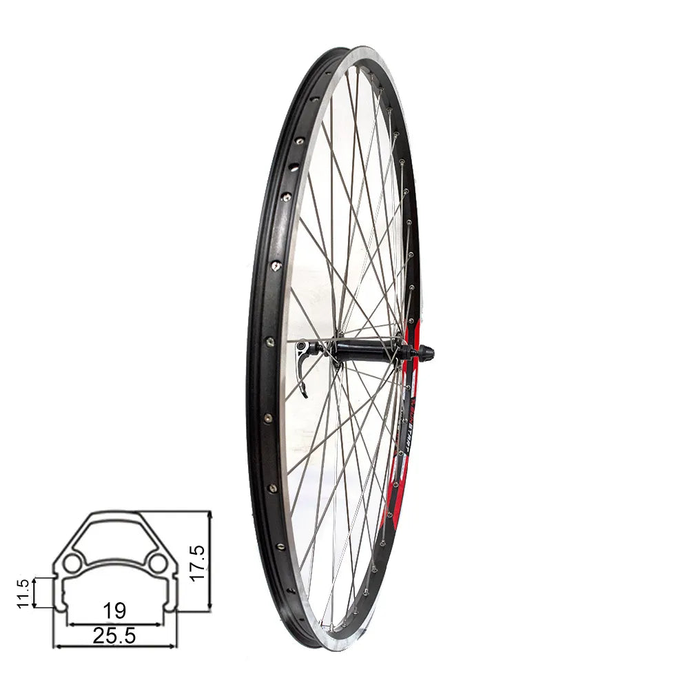 Priekinis ratas 28/29" SUNSTAR, v-brake, 36H, QR