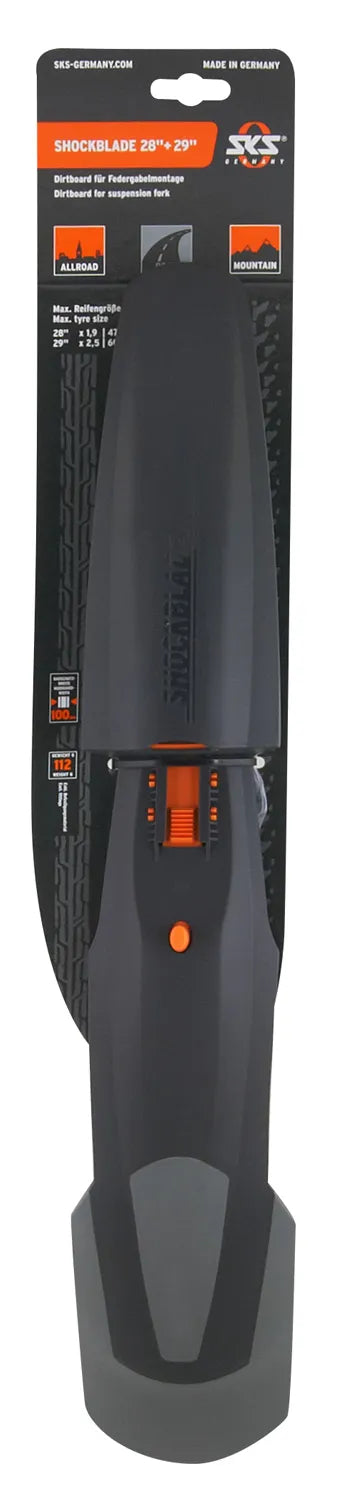Priekinis purvasaugis SKS Shockblade 27,5"+; 29" ant priekinės šakės