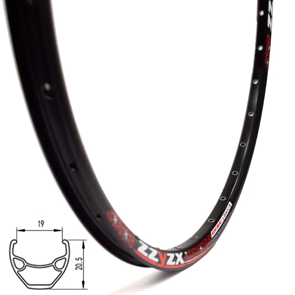 Ratlankis 26'' (559x19) ZYZX Force d-brake, 32H (juoda)