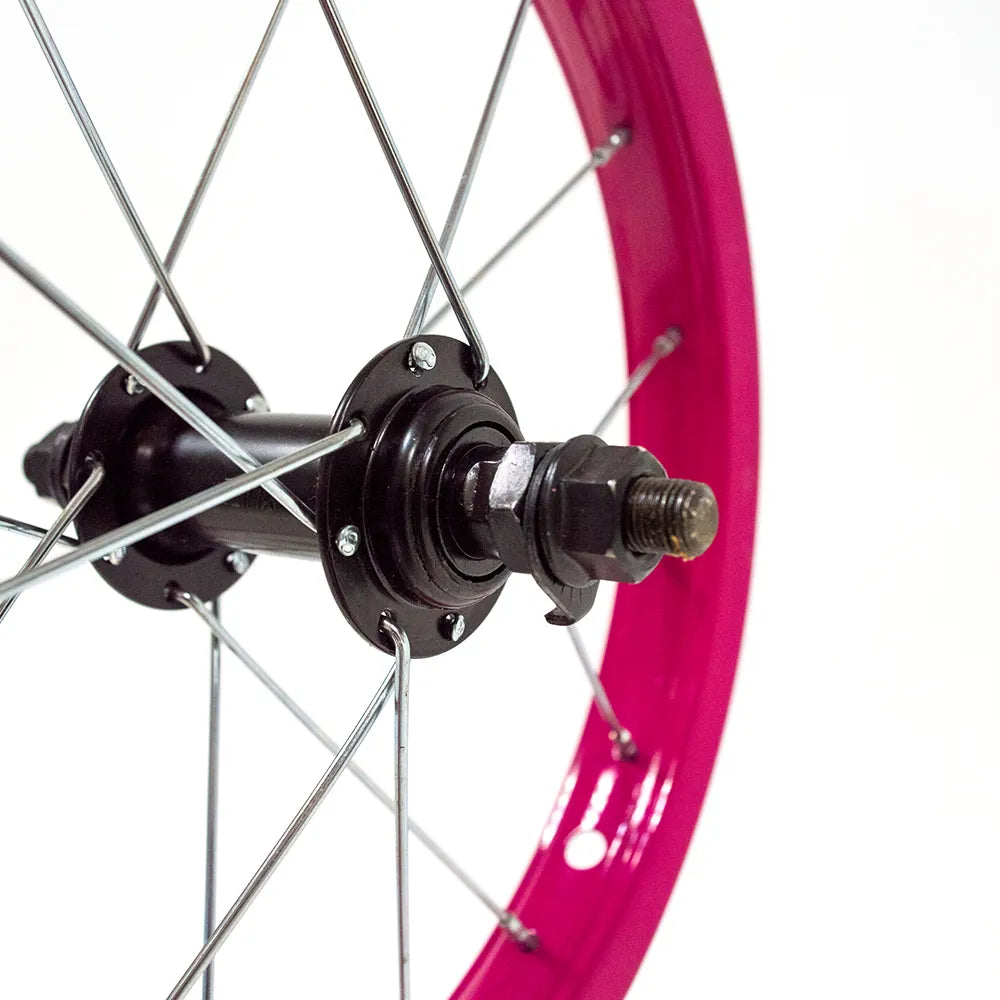 Priekinis ratas 14" v-brake, 16H, veržlė