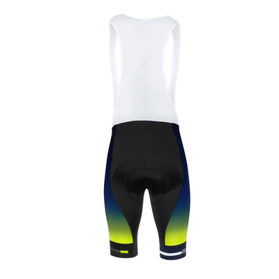 Šortai Bib FORCE DASH su paminkštinimu (juoda/fluorescencinė) S