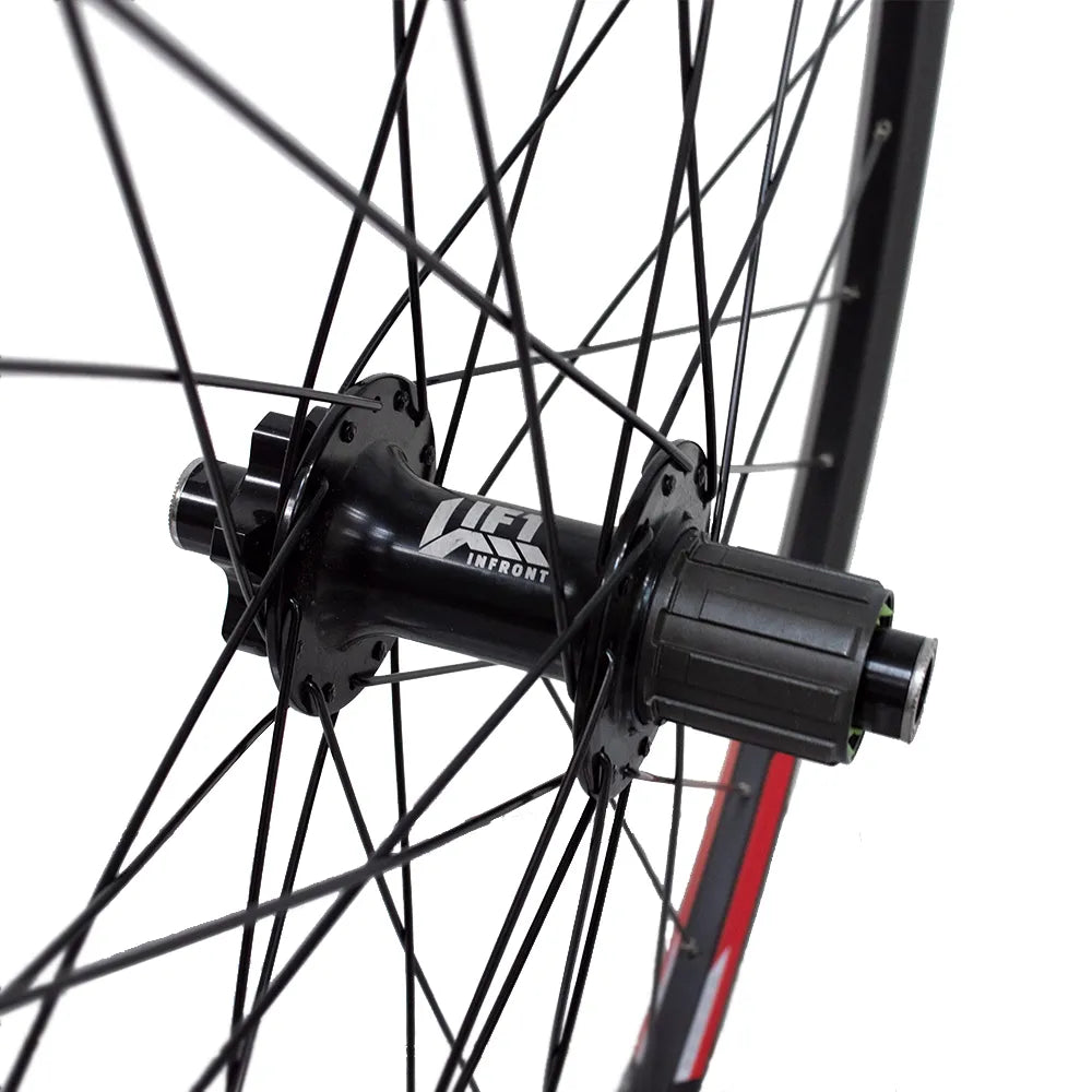 Galinis ratas SUNSTAR 28/29", d-brake 6B Boost, 148x12mm, 32H, kasetė, thru axle