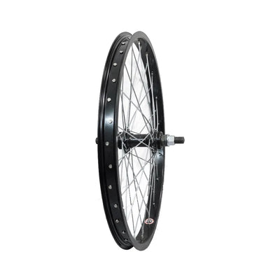 Galinis ratas 20" BMX, u-brake, 36H, užsukamas žv. blok., veržlė