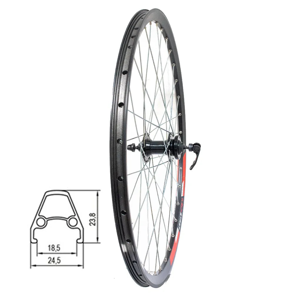 Priekinis ratas 26" SUNSTART d-brake 6B, 32H, QR