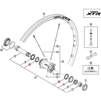 Guolis Shimano (5/32" x 15) HB-M988 stebulei