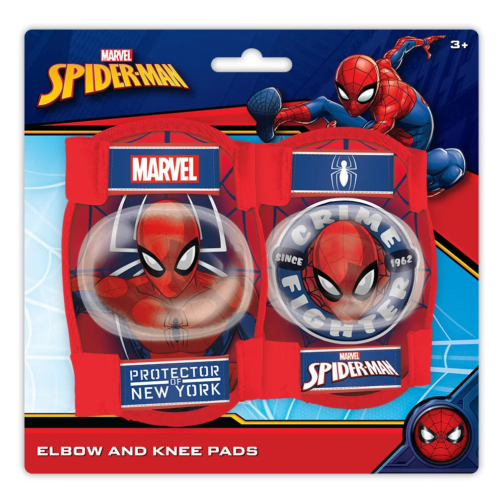 Vaikiškos apsaugos keliams ir alkūnėms SPIDERMAN (raudonos)