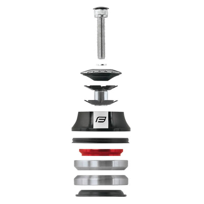 Vairo kolonėlė FORCE AHEAD 1 1/8" integruota (aliuminė, juoda)