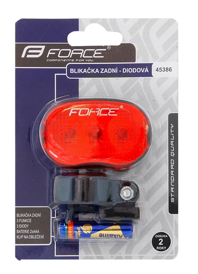 Galinis žibintas FORCE TRI 3LED 3 funkcijos